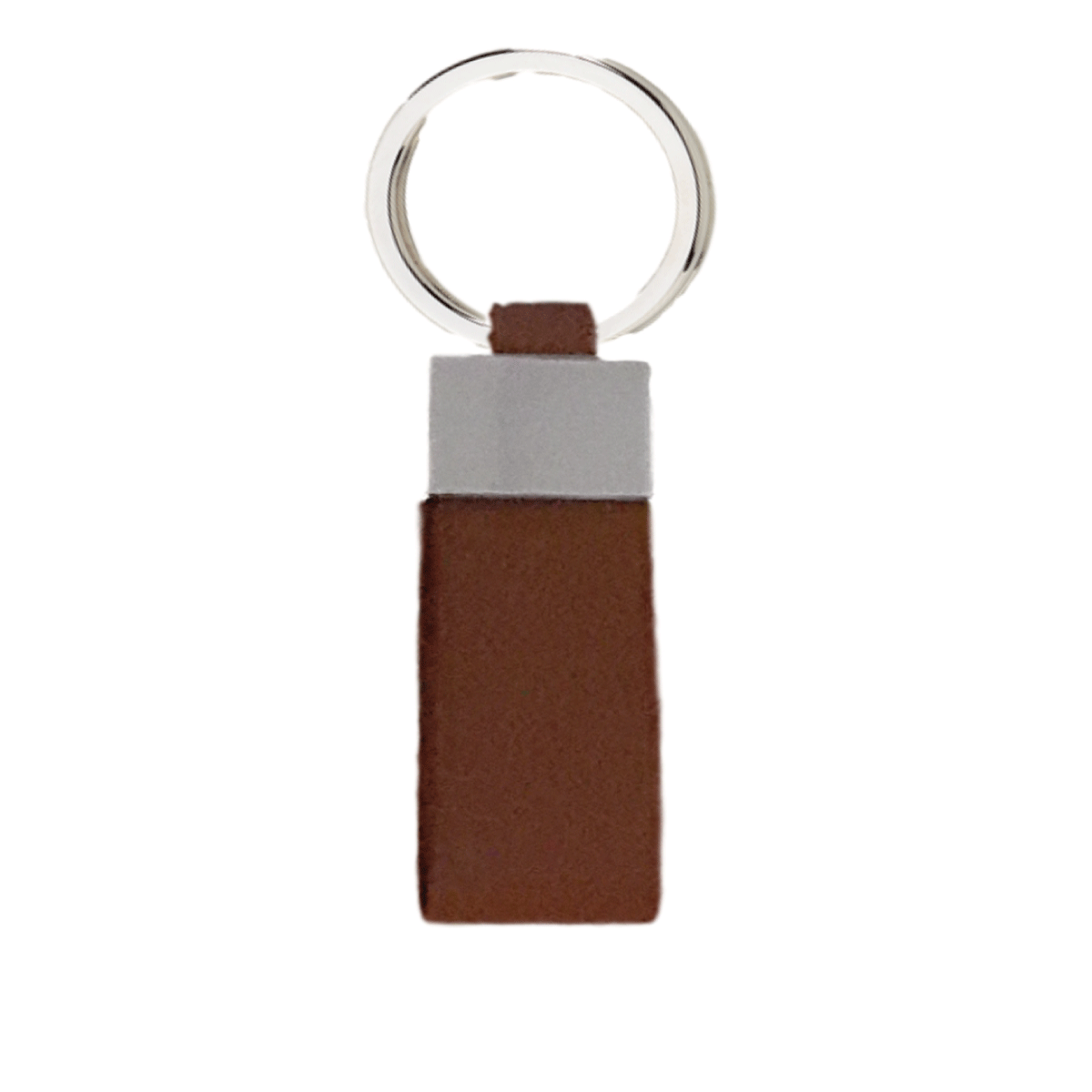 LLAVERO DE CUERINA RECTANGULAR