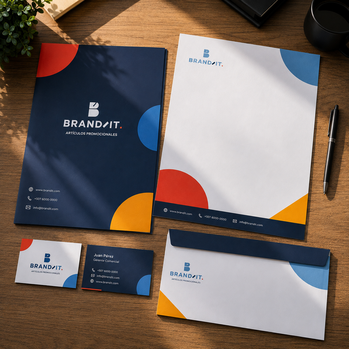 Papelería corporativa Brand It