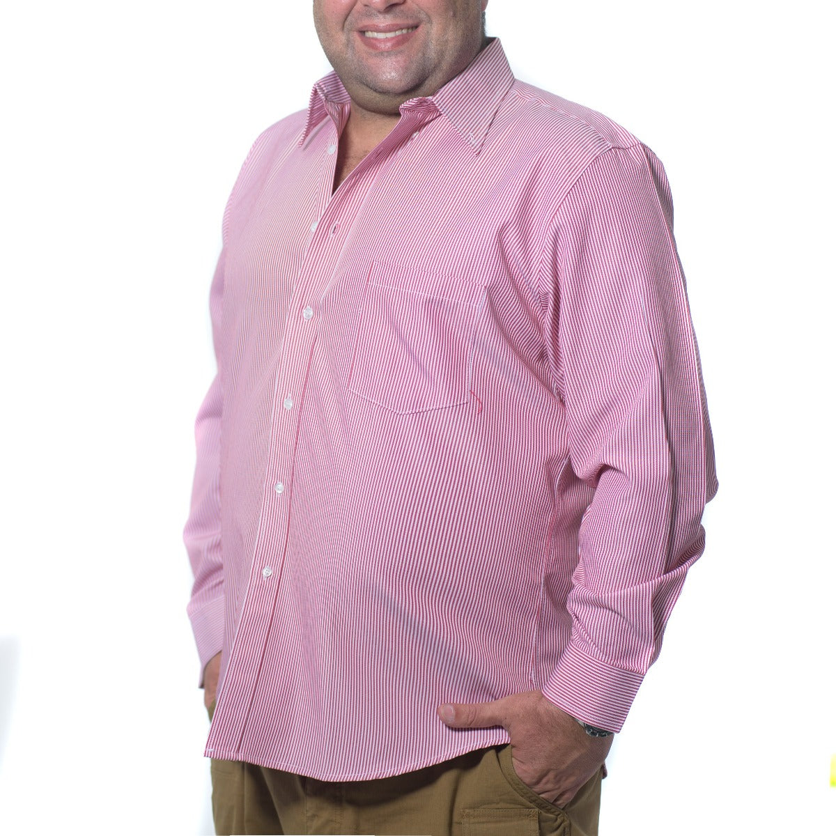 CAMISA MANGA LARGA DE 500 RAYAS HOMBRE
