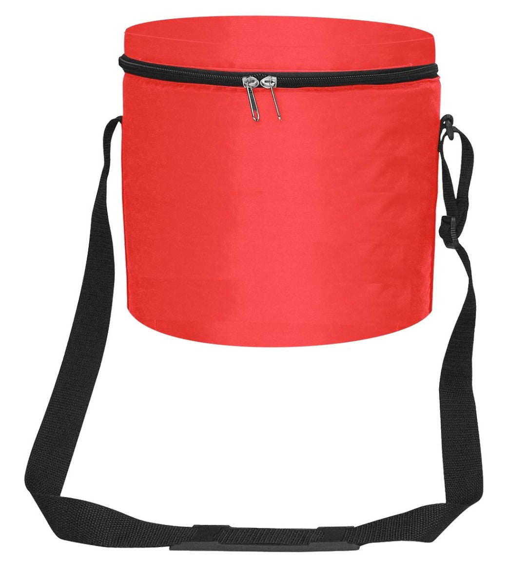 COOLER TÉRMICO REDONDO CON CORREA AJUSTABLE