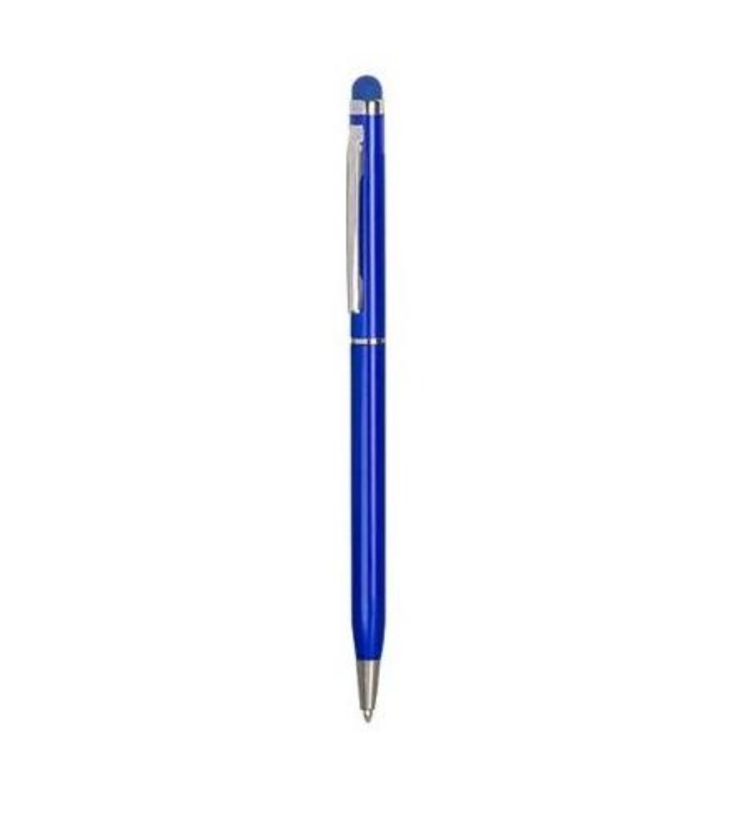 PLUMA EN ALUMINIO SLIM DELGADA CON STYLUS DEL COLOR