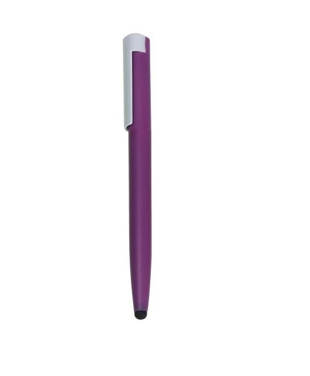 PLUMA PLÁSTICA DE CUERPO SLIM EN COLOR SÓLIDO