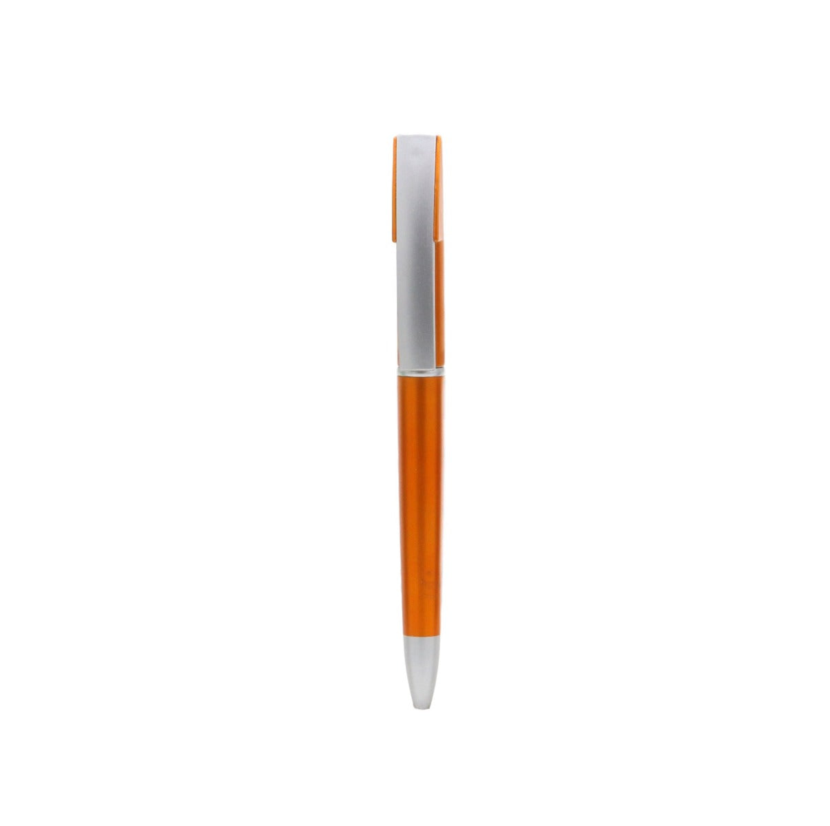 PLUMA PLÁSTICA METALIZADA DE SUPERIOR CURVA