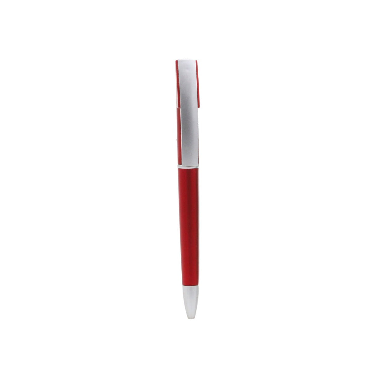 PLUMA PLÁSTICA METALIZADA DE SUPERIOR CURVA