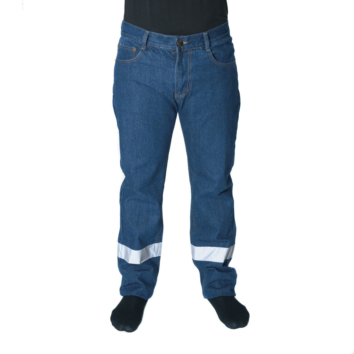 Pantalón de trabajo azul con reflectivo – Unishop – Tienda de