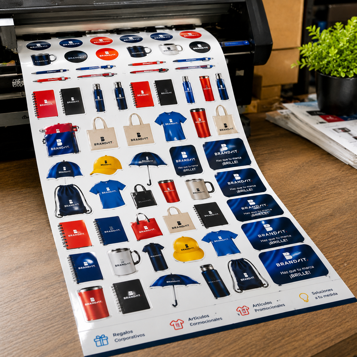 Stickers y etiquetas Brand It