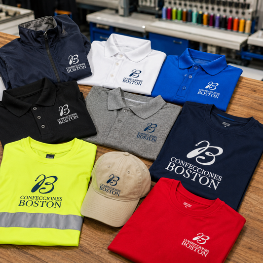 Textil promocional camisetas Confecciones Boston
