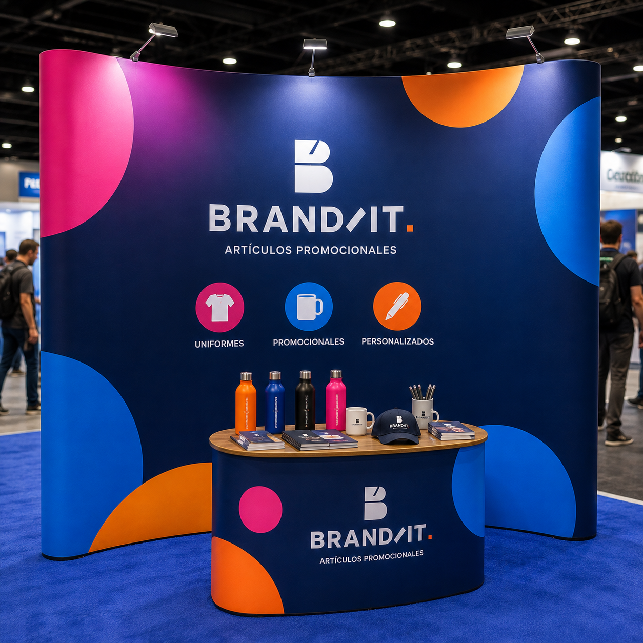Stand pop-up PVC Brand It