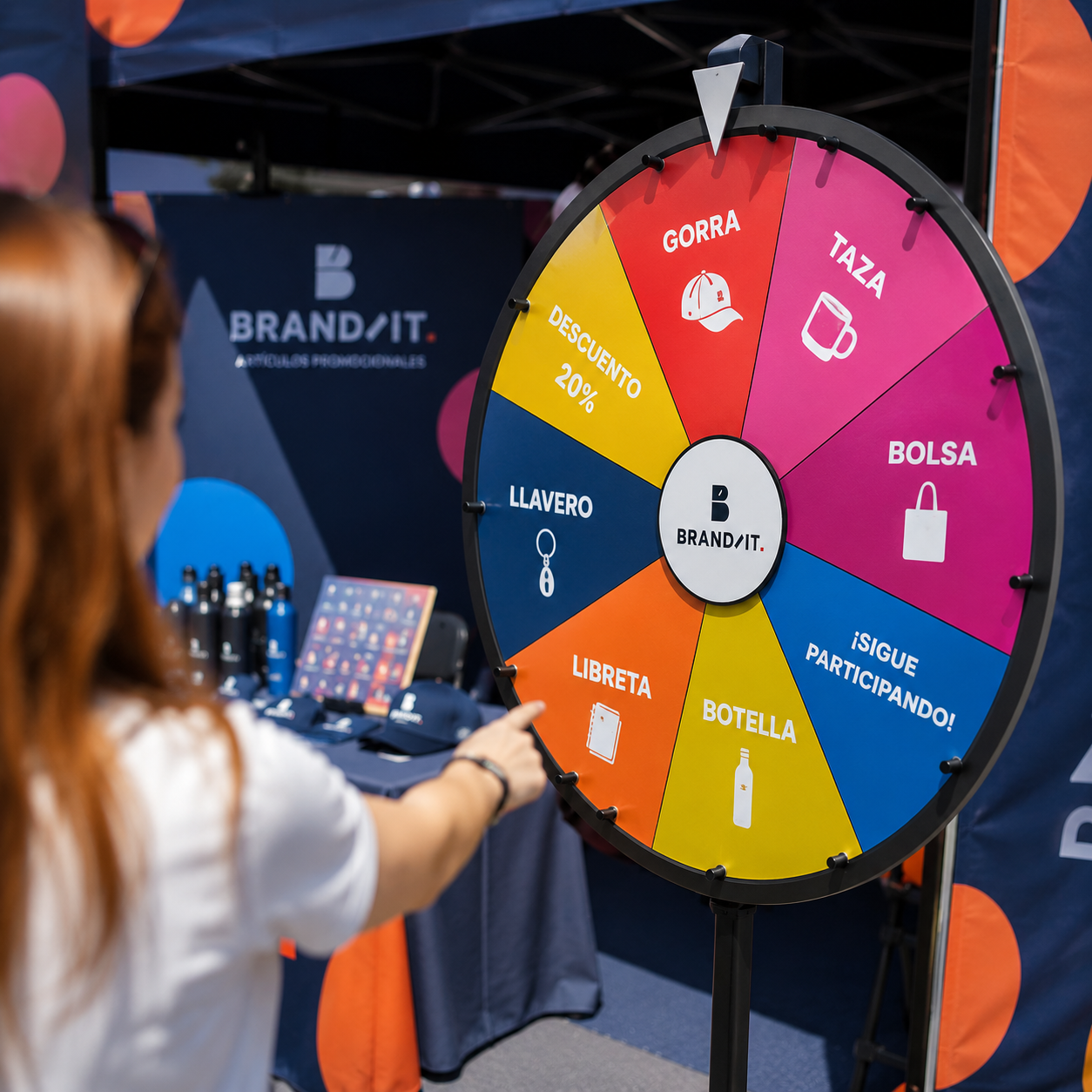 Ruleta publicitaria personalizada Brand It