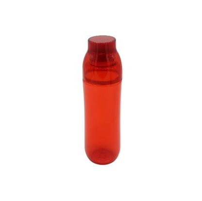 BOTELLA PLÁSTICA  DE COLOR CON TAPA ROSCA