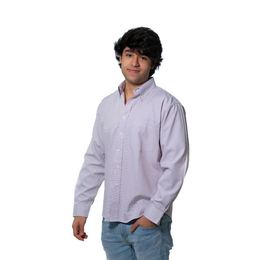 CAMISA MANGA LARGA DE 500 RAYAS HOMBRE