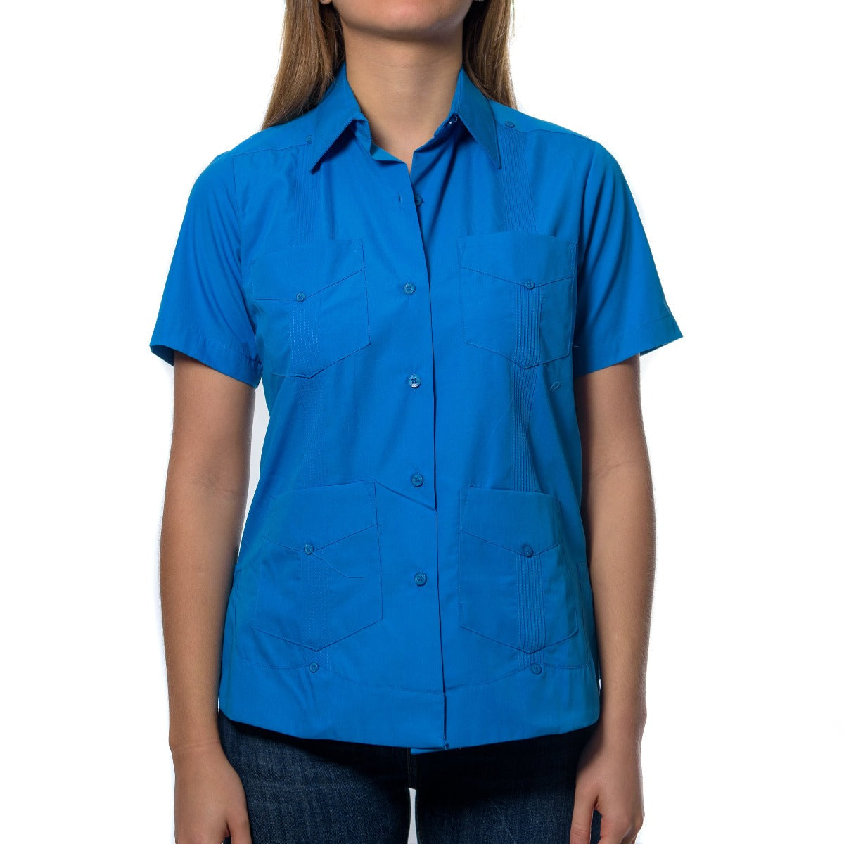 GUAYABERA MANGA CORTA DE MUJER