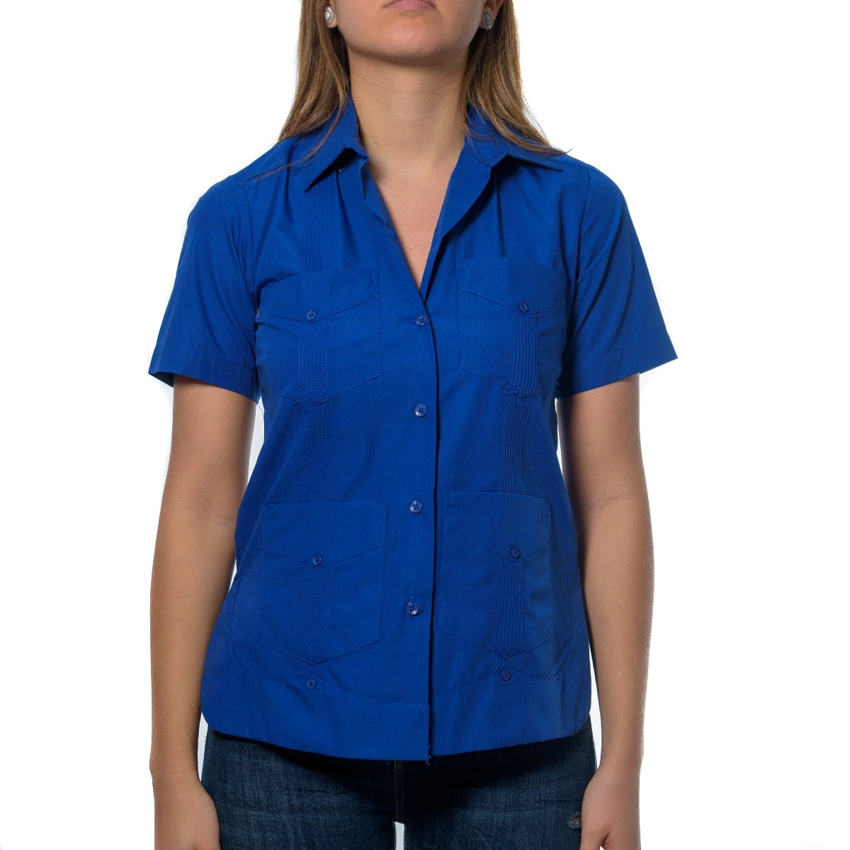 GUAYABERA MANGA CORTA DE MUJER