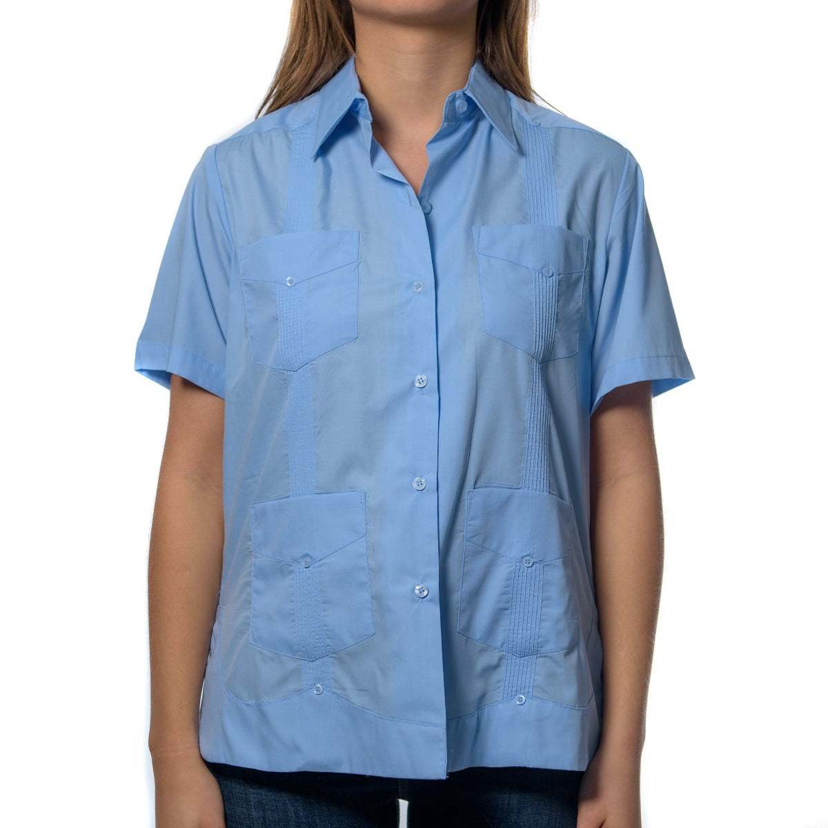 GUAYABERA MANGA CORTA DE MUJER