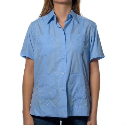 GUAYABERA MANGA CORTA DE MUJER