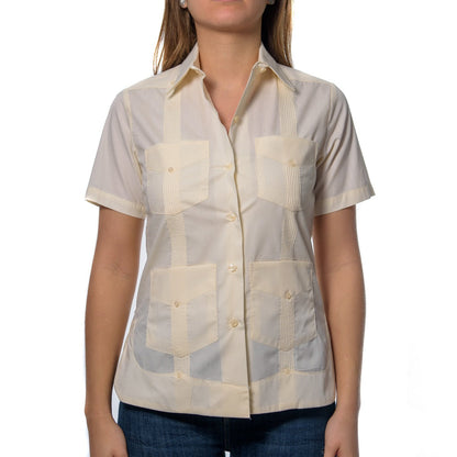 GUAYABERA MANGA CORTA DE MUJER