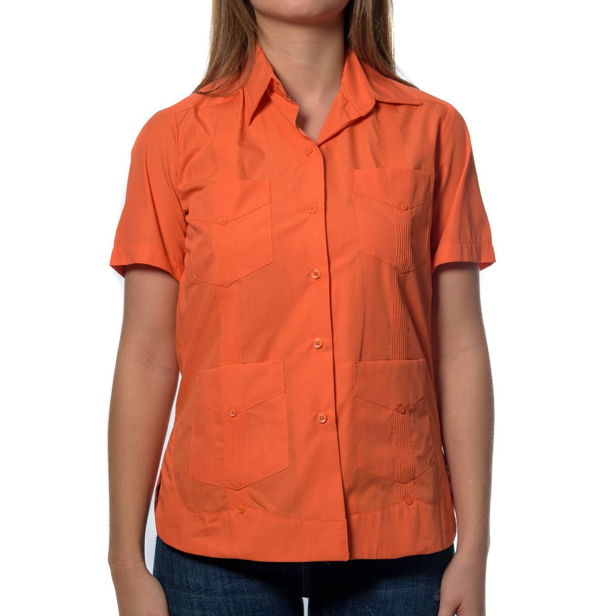 GUAYABERA MANGA CORTA DE MUJER