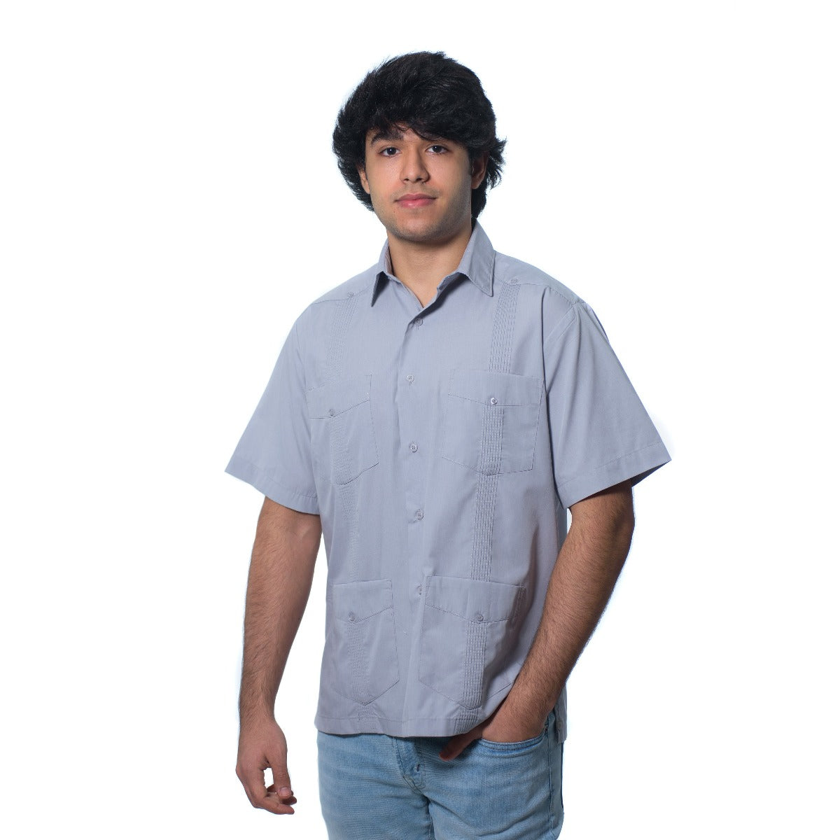 Guayabera hombre best sale manga corta