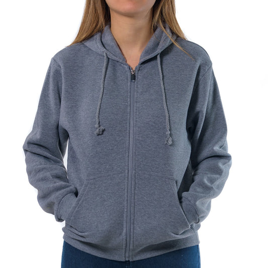 SUDADERA UNISEX CON CAPUCHA Y ZIPPER